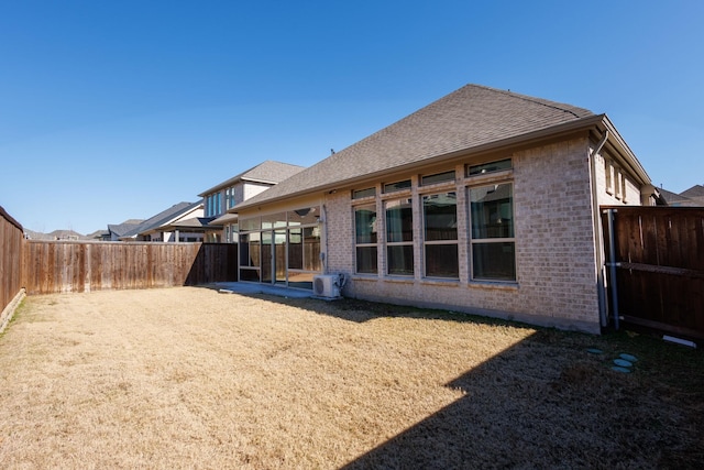 back of property featuring a patio