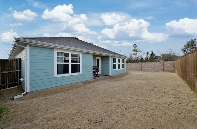 view of back of property