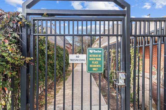 view of gate