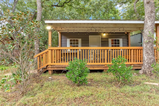 view of deck
