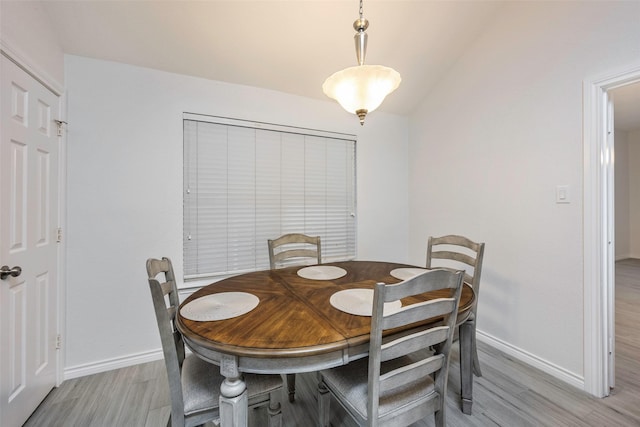 dining room featuring light hardwood / wood-style floors