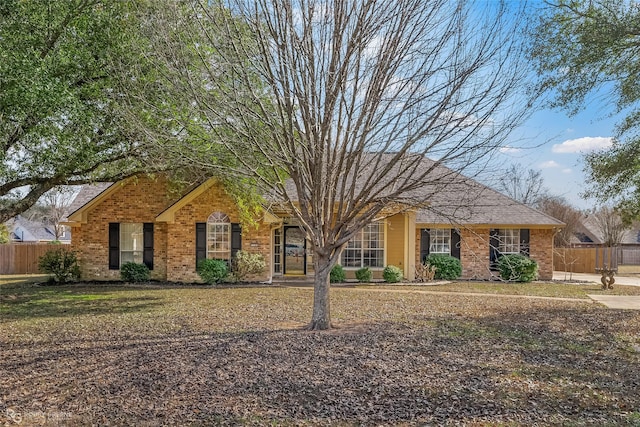 view of ranch-style home