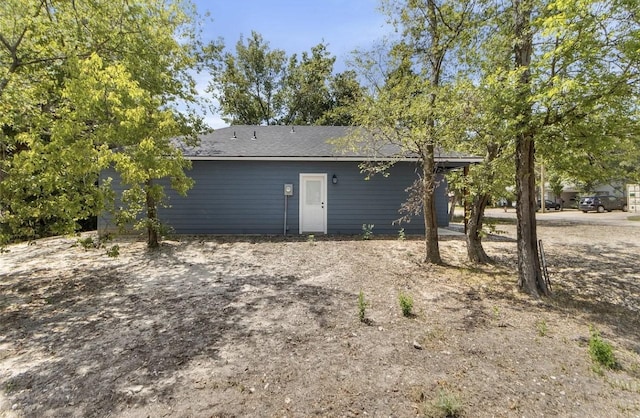 view of back of property