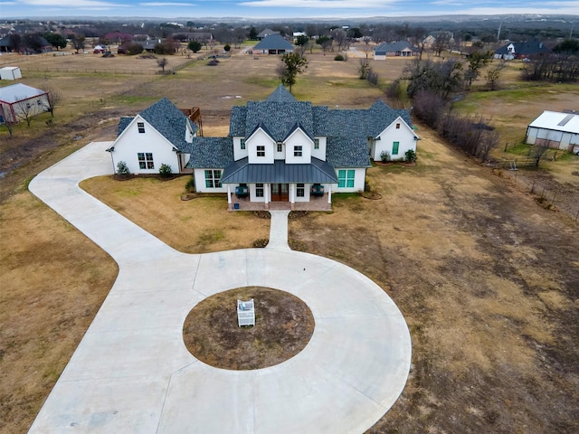 drone / aerial view