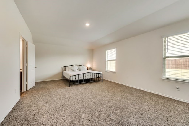 bedroom with carpet flooring