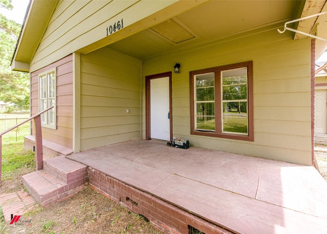 view of property entrance