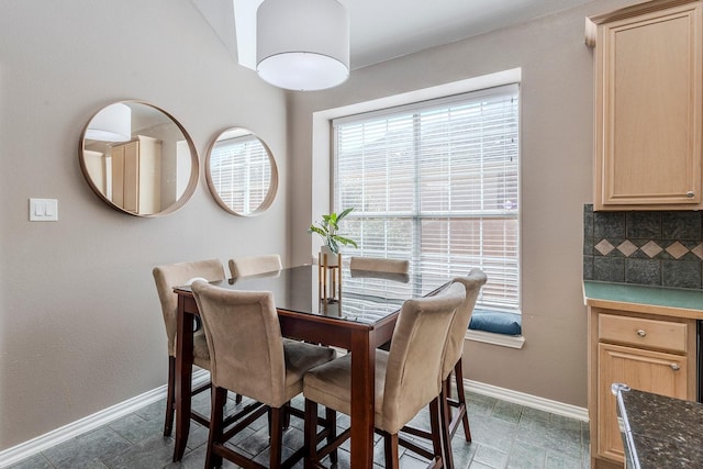 view of dining space