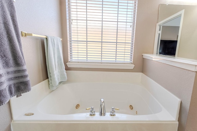 bathroom featuring a bathing tub