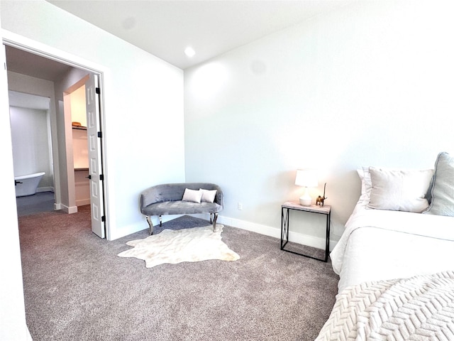 bedroom featuring carpet floors