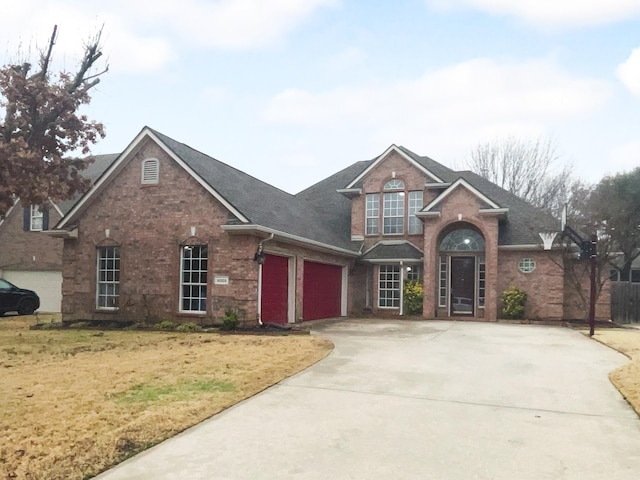 front facade featuring a garage