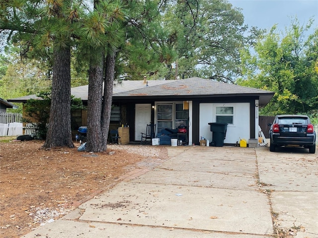 view of front of home