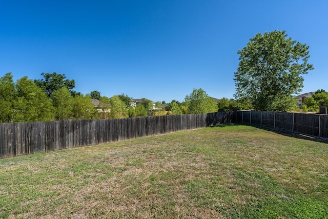 view of yard