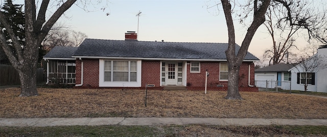 view of front of house