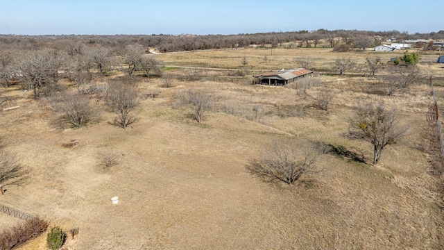 drone / aerial view featuring a rural view