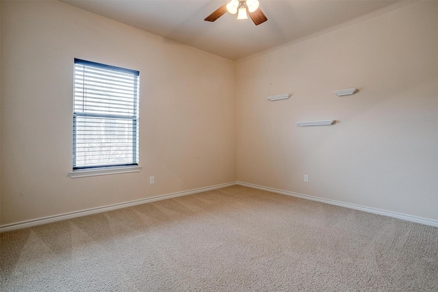 630 Celeste Ln, Burleson, TX 76028 - carpeted empty room featuring a ceiling fan and baseboards