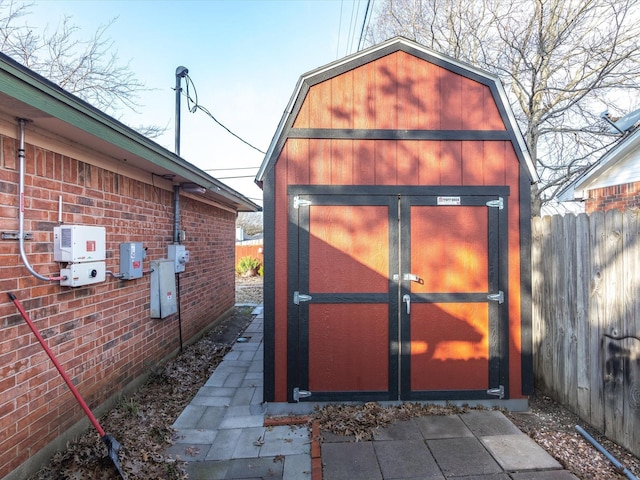 view of outbuilding