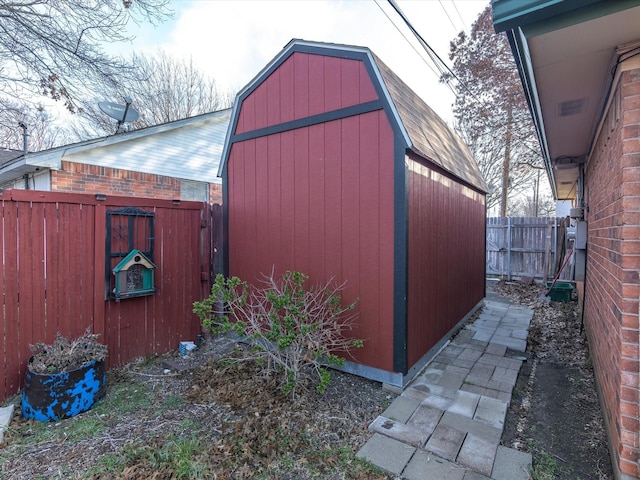 view of outbuilding