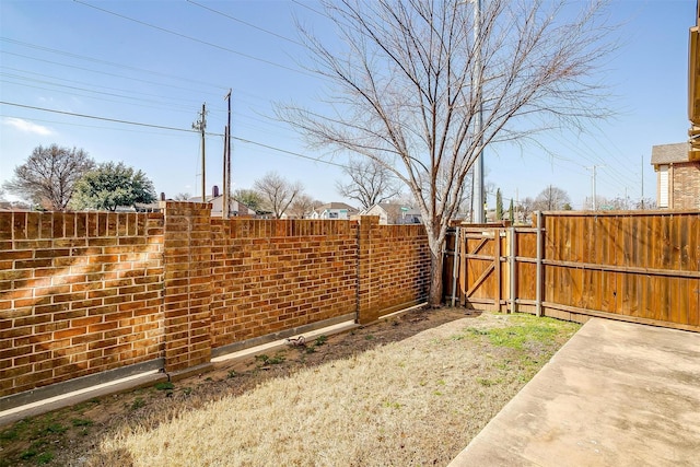 3503 Blue Sage Ln, Garland, TX 75040 - view of yard with fence and a gate