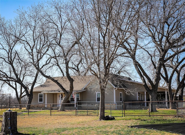 view of ranch-style house