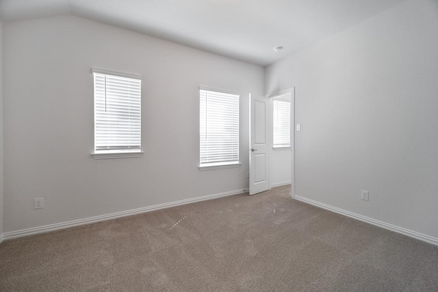 3244 Cross Shore Dr, Anna, TX 75409 - unfurnished room featuring lofted ceiling, carpet flooring, and baseboards