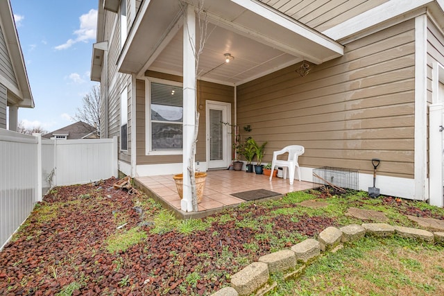 exterior space with a patio area