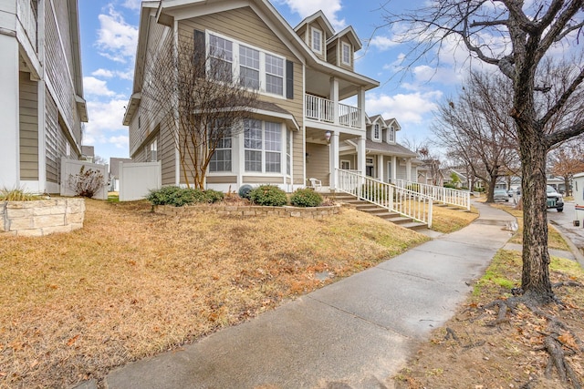 view of front of property