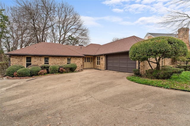 ranch-style house with a garage