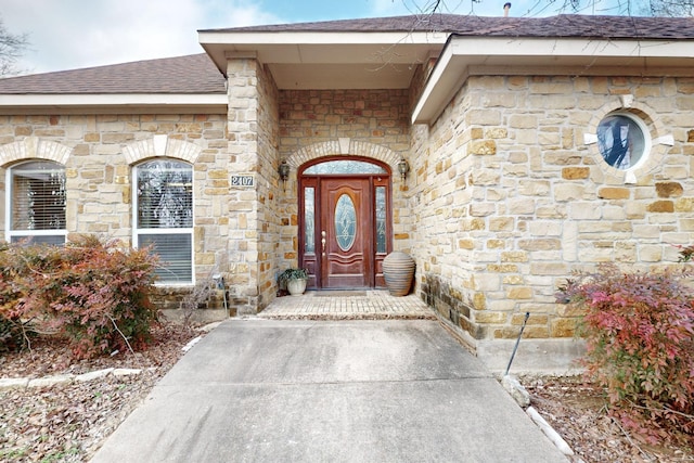 view of property entrance