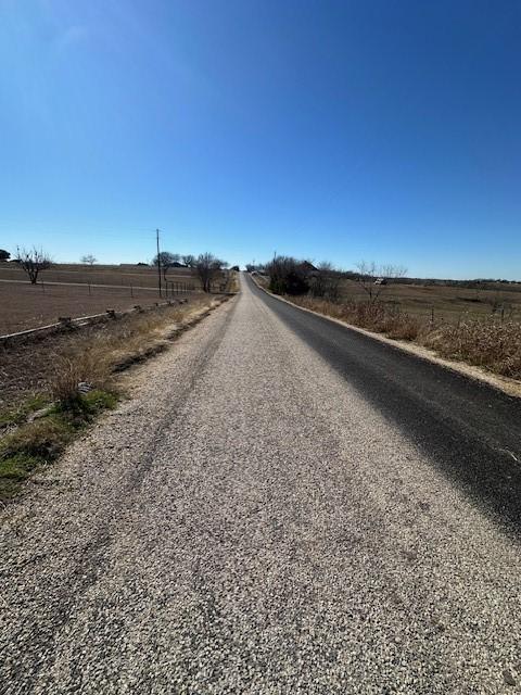 view of street featuring a rural view