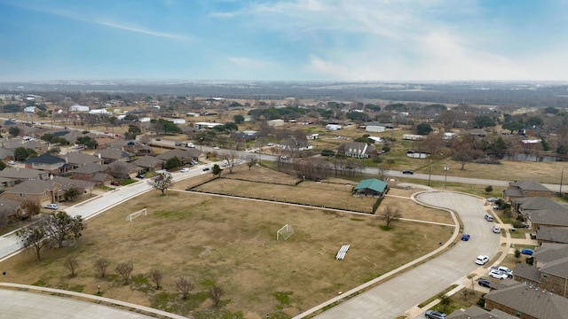 bird's eye view featuring a residential view