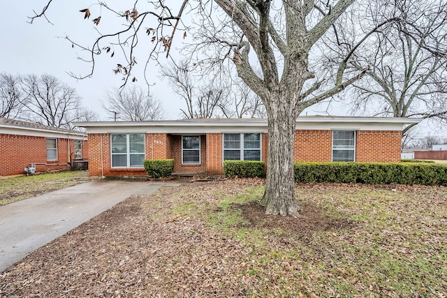 view of ranch-style house