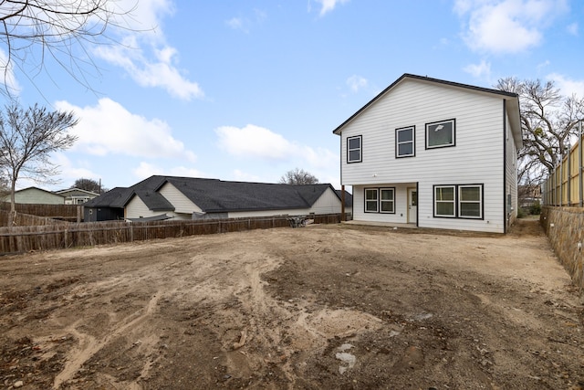 view of rear view of property