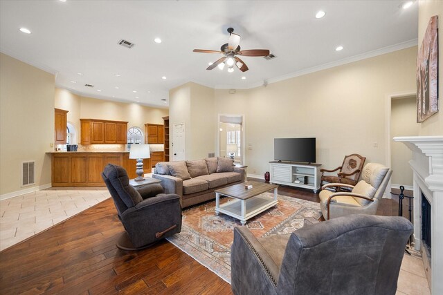 1604 Bridle Path, Corsicana, TX 75110 - entrance foyer featuring a chandelier, baseboards, dark wood-type flooring, and crown molding