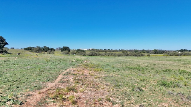 view of landscape featuring a rural view