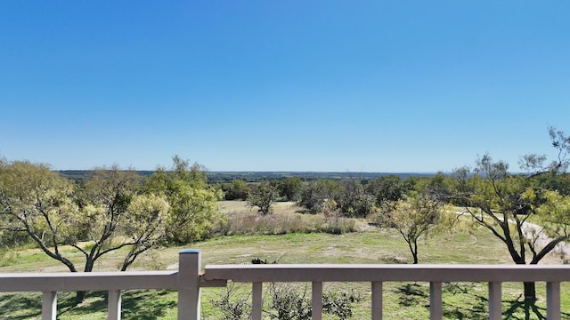 exterior space featuring a rural view