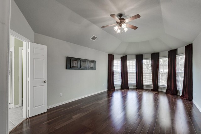 unfurnished living room with hardwood / wood-style flooring, ornamental molding, and ceiling fan