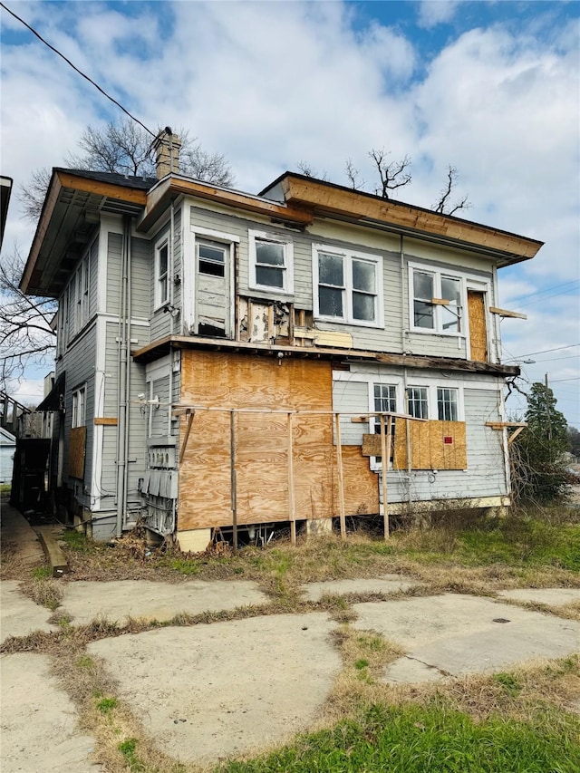 view of back of property