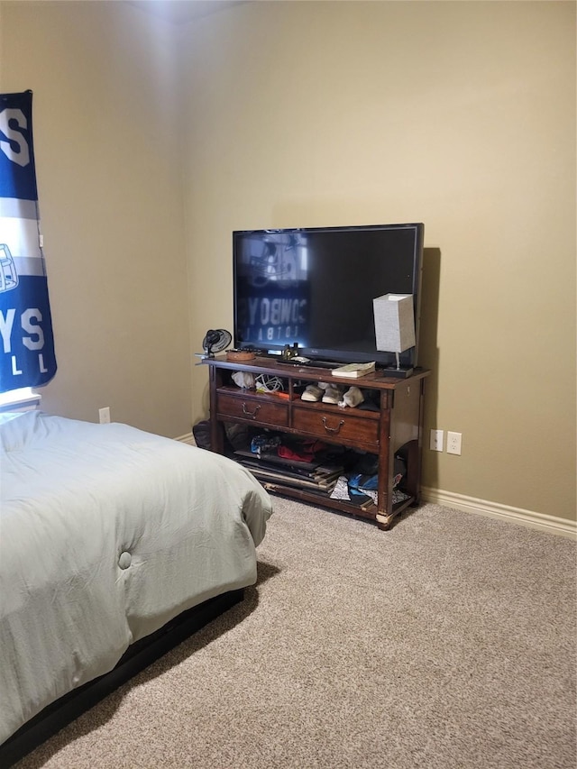 bedroom featuring carpet flooring