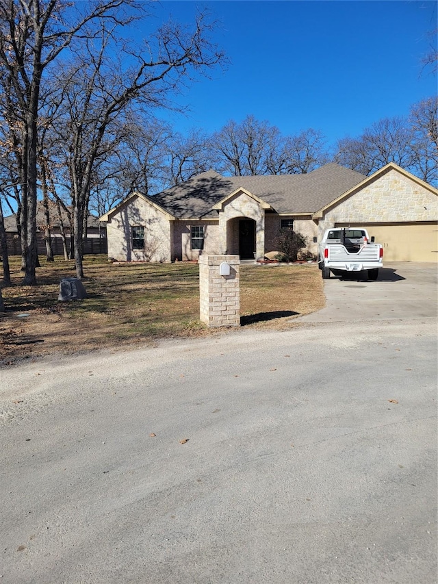 ranch-style house with a garage