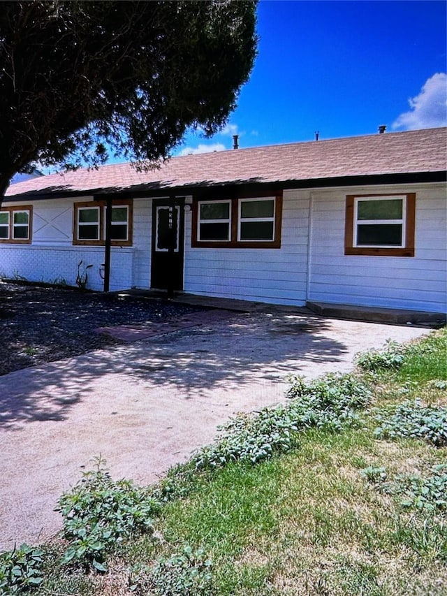 view of ranch-style house