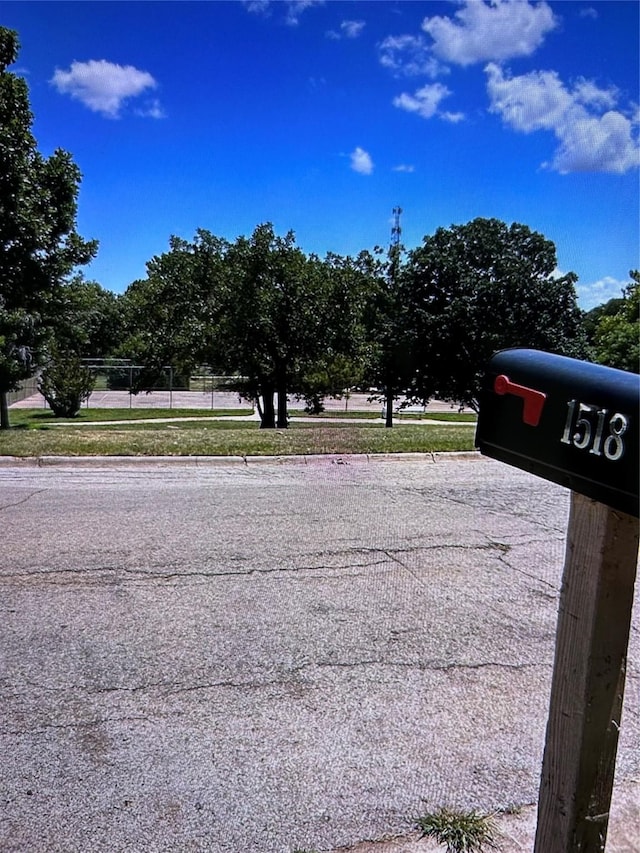 view of road