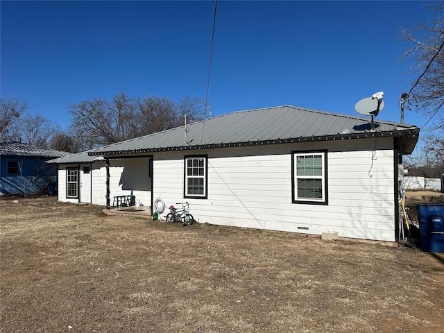 view of rear view of property