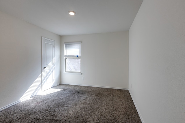 empty room with carpet floors