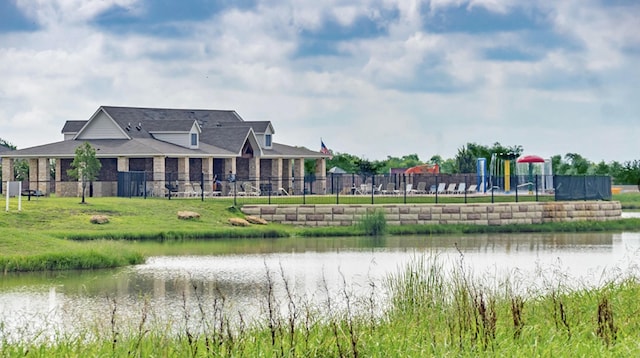 3316 Buttonbush Dr, Royse City, TX 75189 - water view with fence