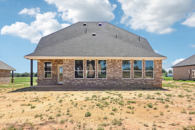 back of house featuring a patio