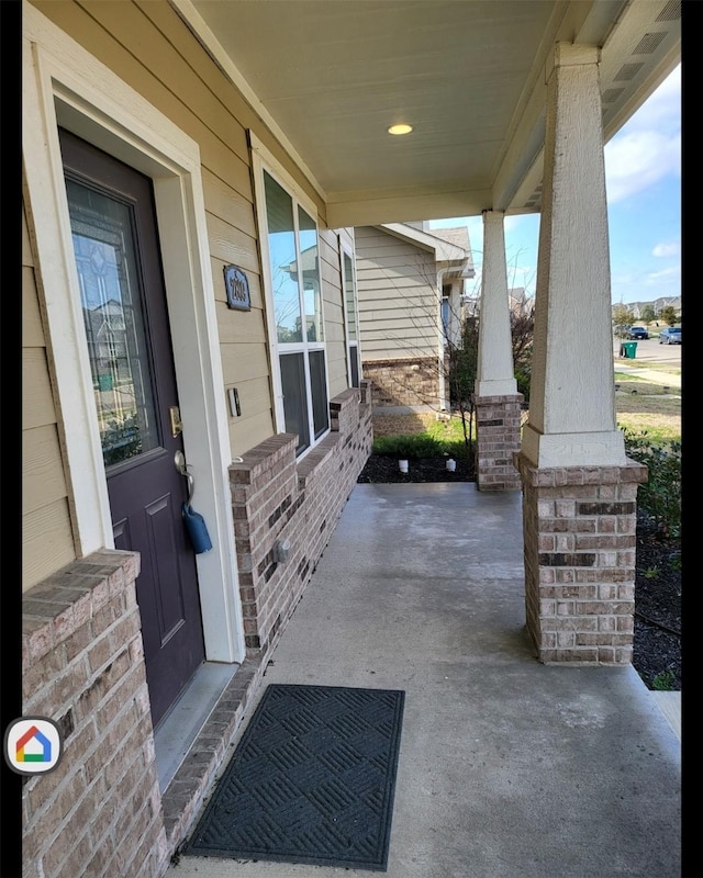 view of patio / terrace featuring a porch