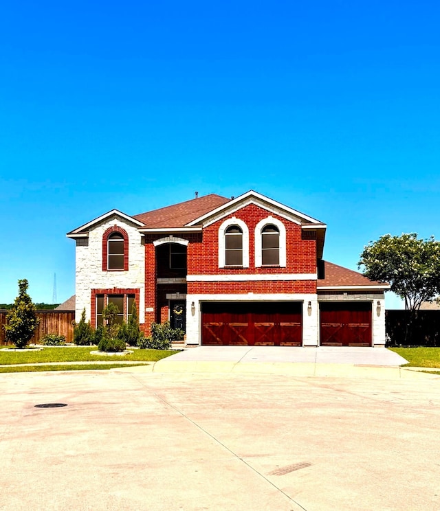 5401 Loftsmoor Ct, Fort Worth, TX 76244 - traditional home with concrete driveway and a garage