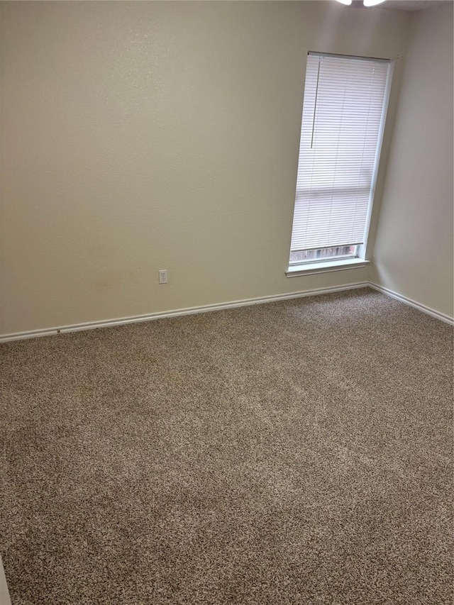 unfurnished room featuring carpet flooring