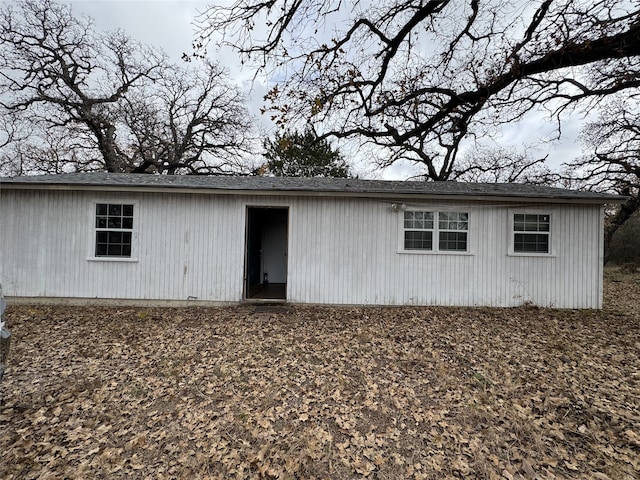 view of rear view of property