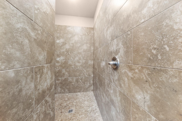 room details featuring tiled shower